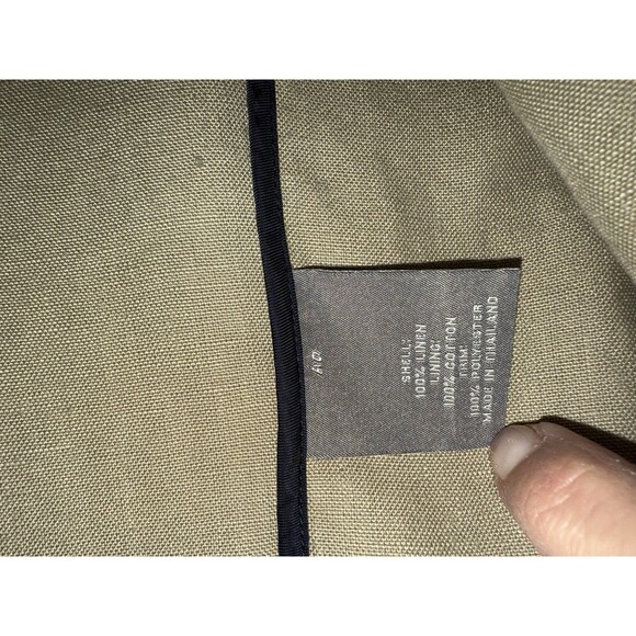 Daniel Cremieux Linen Blazer L Tan Signature Collection Unlined Casual Jacket - Picture 10 of 13